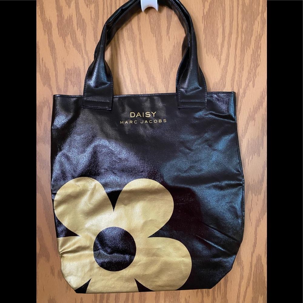 Marc Jacobs Daisy Black Patent Leather Tote Bag